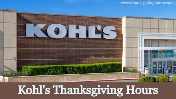 Is Kohl's Open on Thanksgiving